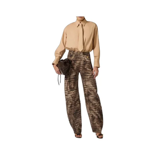 Elisabetta Franchi Tie Detailed Regular Fit Shirt