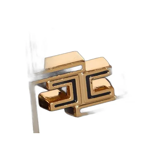 Elisabetta Franchi Logo Plaque Belt