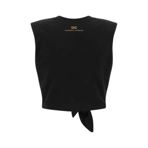 Elisabetta Franchi Knot Jersey T-Shirt