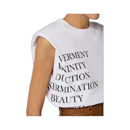 Elisabetta Franchi Lettering Print Jersey T-Shirt