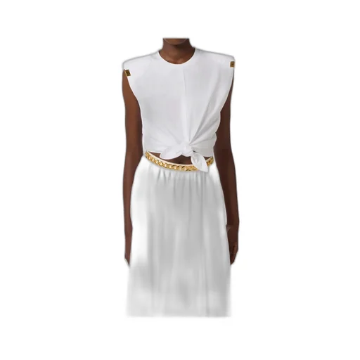 Elisabetta Franchi Knot Jersey T-Shirt