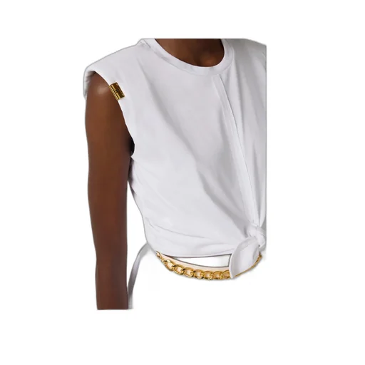 Elisabetta Franchi Knot Jersey T-Shirt