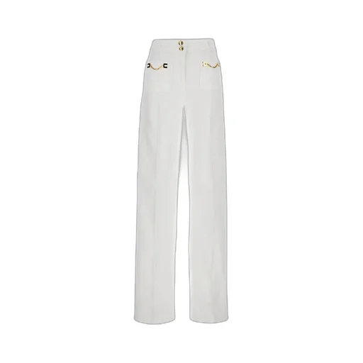 Elisabetta Franchi Chain Detailed Jeans