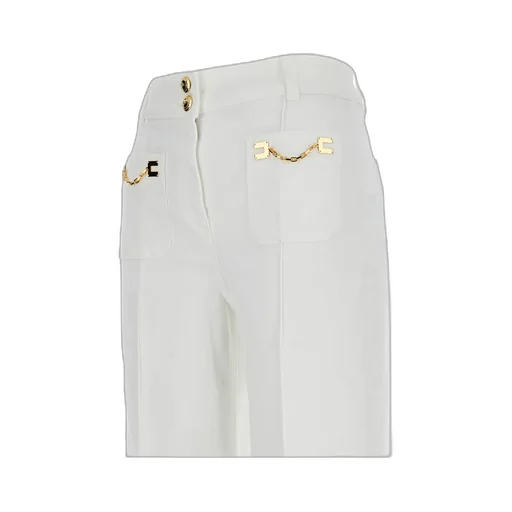 Elisabetta Franchi Chain Detailed Jeans