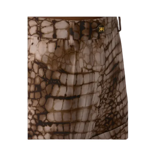 Elisabetta Franchi Print Shorts
