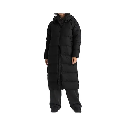 Long Hooded Down Jacket