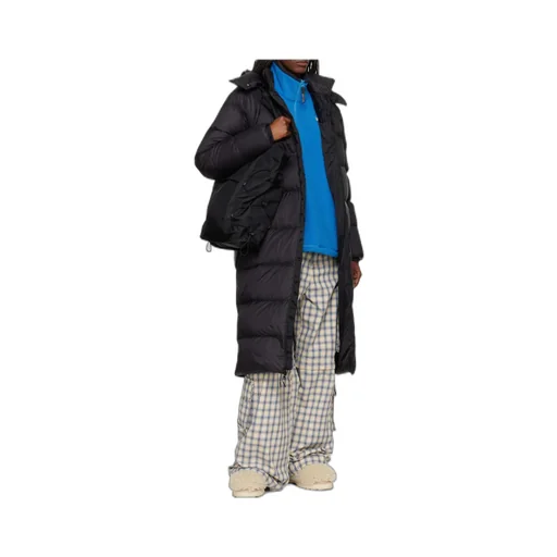 Long Hooded Down Jacket