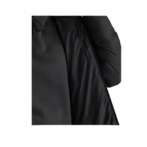 Long Hooded Down Jacket
