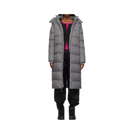 Long Hooded Down Jacket