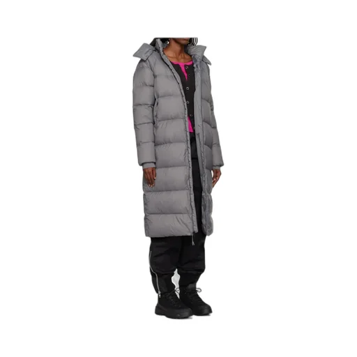 Long Hooded Down Jacket