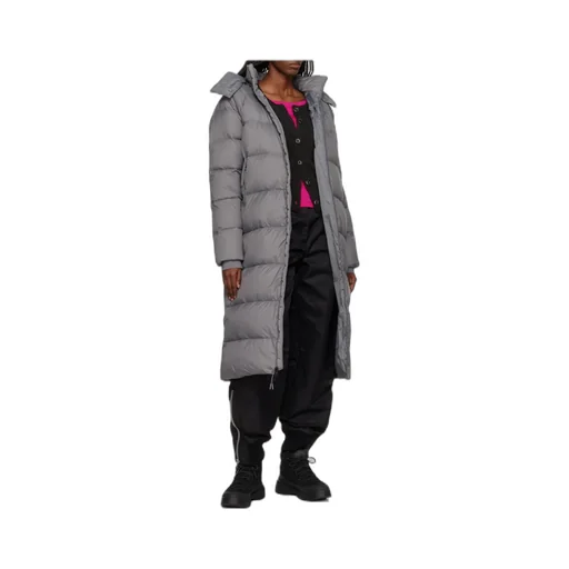 Long Hooded Down Jacket