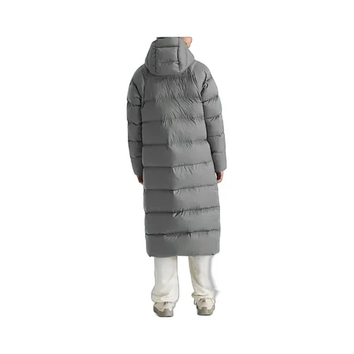 Long Hooded Down Jacket