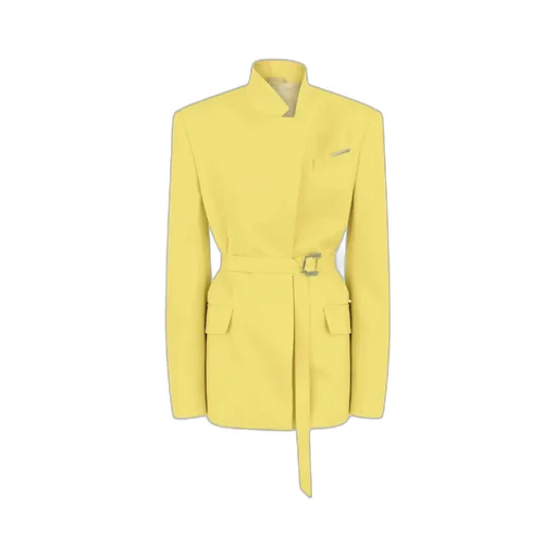 The Attico Long-Sleeved Belted Jacket