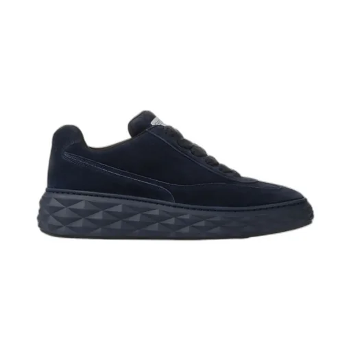 Midnight Velvet Suede Low Top Trainers