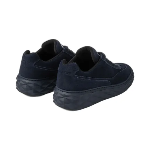 Midnight Velvet Suede Low Top Trainers