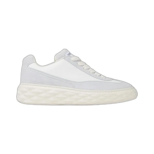 Opal Leather Mix Low Top Trainers