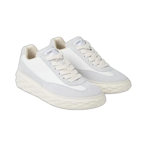 Opal Leather Mix Low Top Trainers