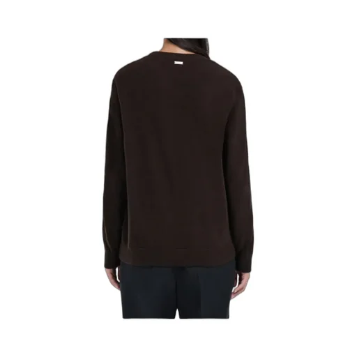 Wool And Cashmere Blend Sweater With Silk Panels