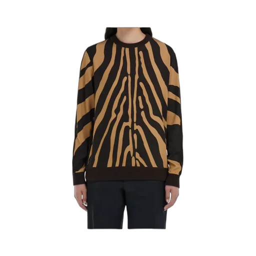Wool And Cashmere Blend Sweater With Silk Panels