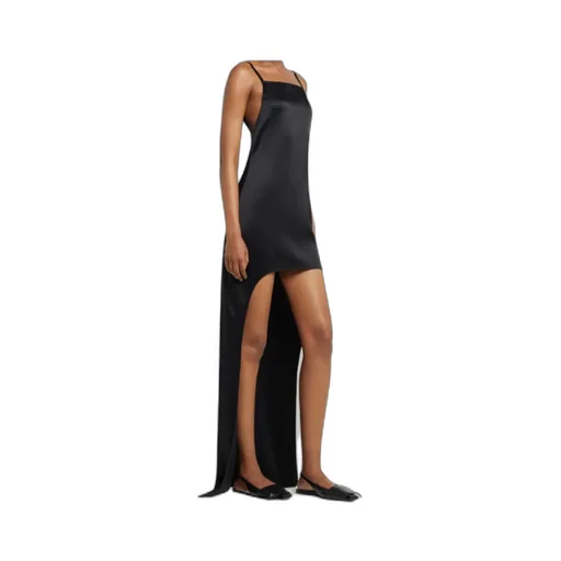 Backless Satin Long Dress