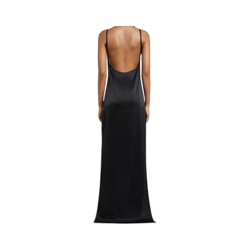 Backless Satin Long Dress