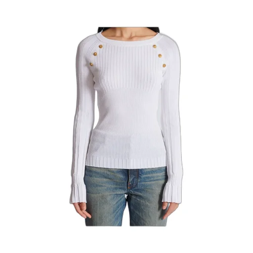 Balmain Buttons Knit Top
