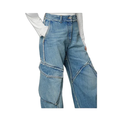 Versace Logo-Rise Cargo Jeans