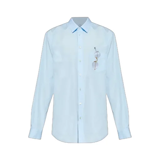 Long-Sleeved Collared Shirt