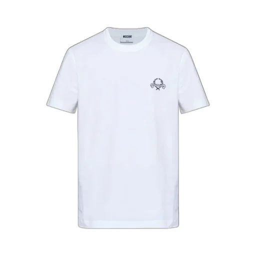 Moschino Logo Embroidered Crewneck T-Shirt