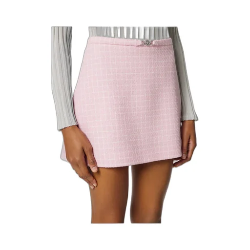 Versace Plaid Patterned Skirt