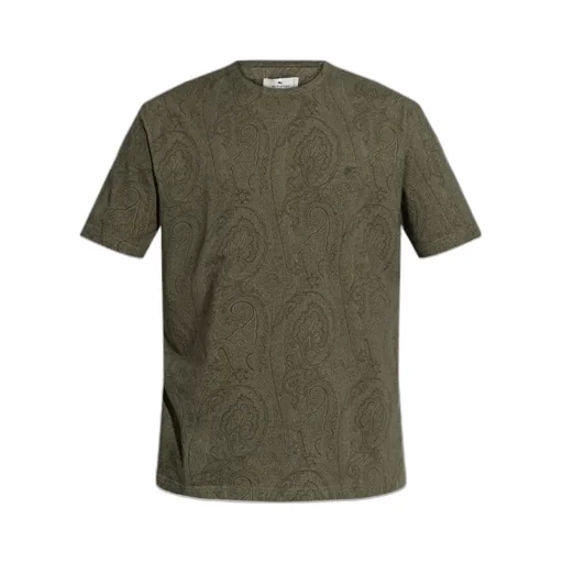 Etro Pattern-Printed Crewneck T-Shirt