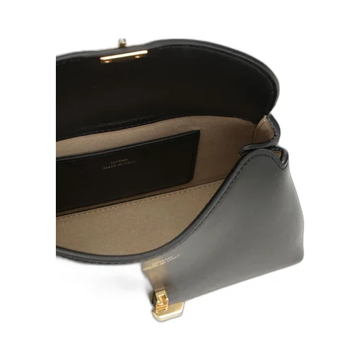 Totme Mini T-Lock Leather Clutch Bag