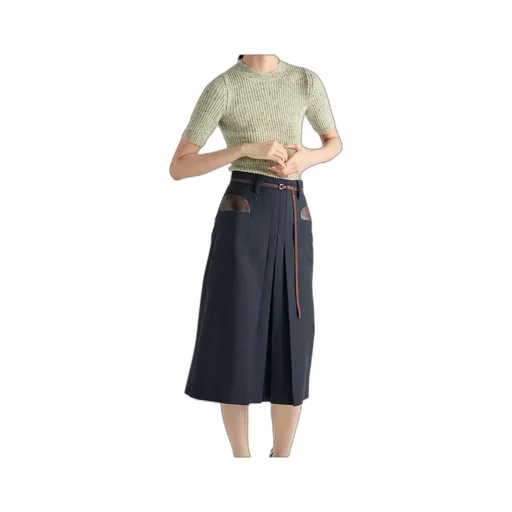 Prada Short-Sleeved Crewneck Jumper