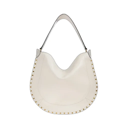 Isabel Marant Logo Printed Stud-Embellished Shoulder Bag