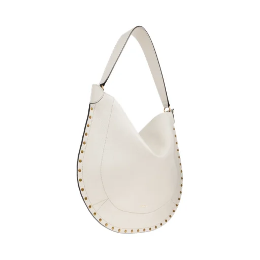 Isabel Marant Logo Printed Stud-Embellished Shoulder Bag