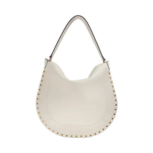Isabel Marant Logo Printed Stud-Embellished Shoulder Bag