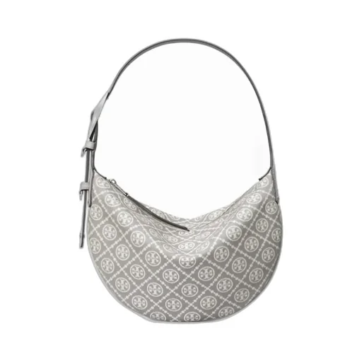 Tory Burch T Monogram Utility Small Balloon Bag
