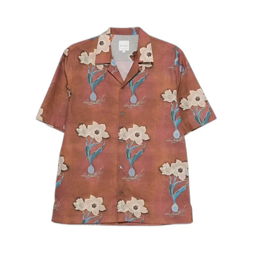 Floral-Print Short-Sleeve Shirt