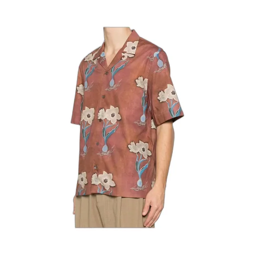 Floral-Print Short-Sleeve Shirt