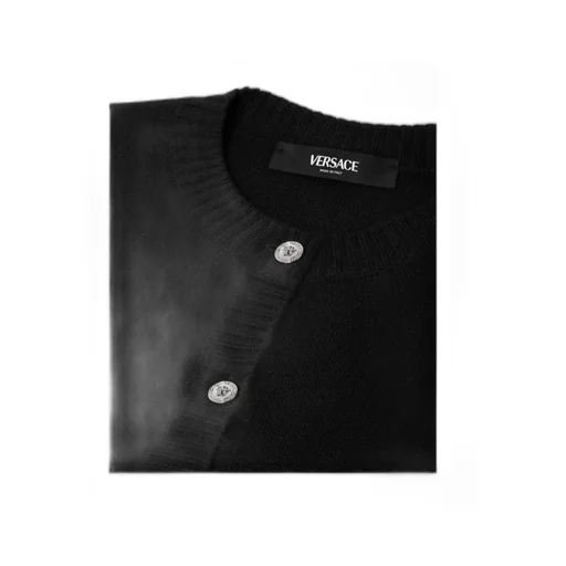 Versace Crewneck Knitted Shirt Dress