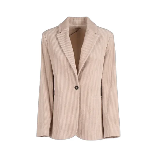 Single-Breasted Long-Sleeved Suit Jacket