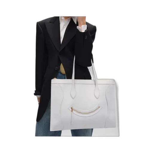 Flat Cabas New Luggage In Glossy Calfskin