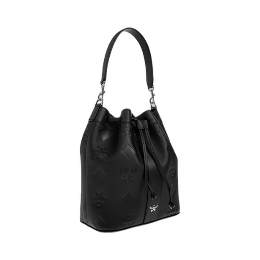 Mcm Dessau Medium Drawstring Bag