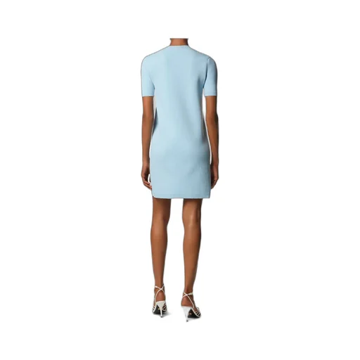 Versace Crewneck Knitted Shirt Dress