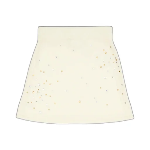 Dolce & Gabbana Kids Embellished Knitted Mini Skirt