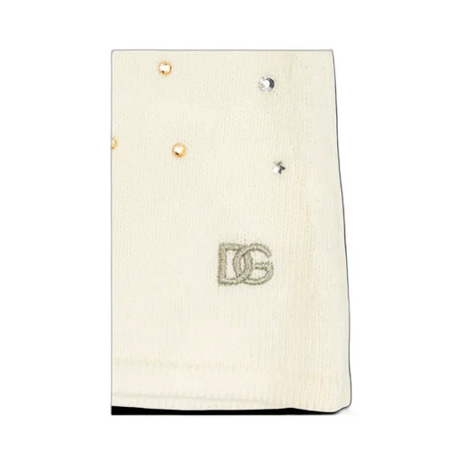 Dolce & Gabbana Kids Embellished Knitted Mini Skirt