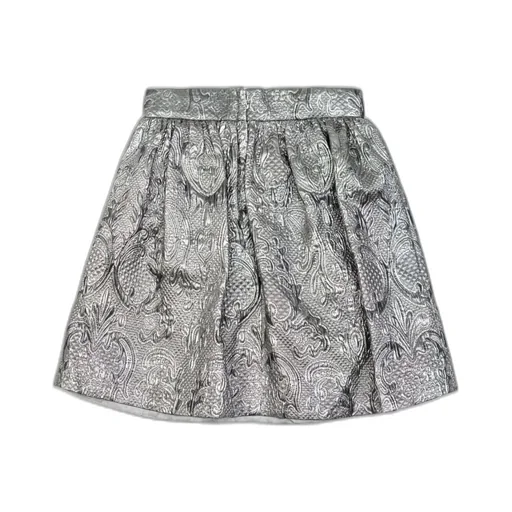 Dolce & Gabbana Kids Lam Jacquard Skirt