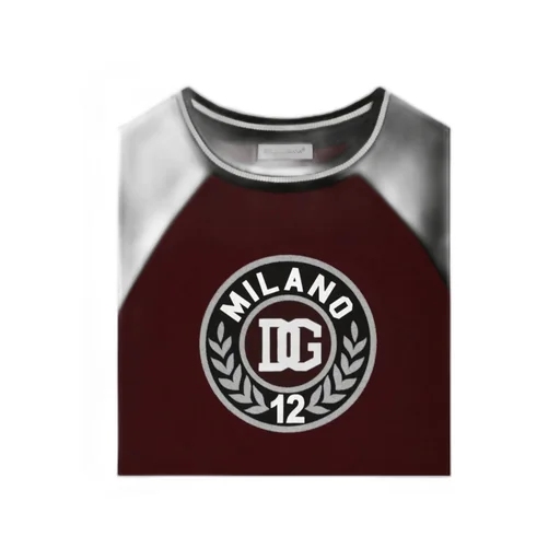 Dolce & Gabbana Kids Logo Printed Crewneck T-Shirt