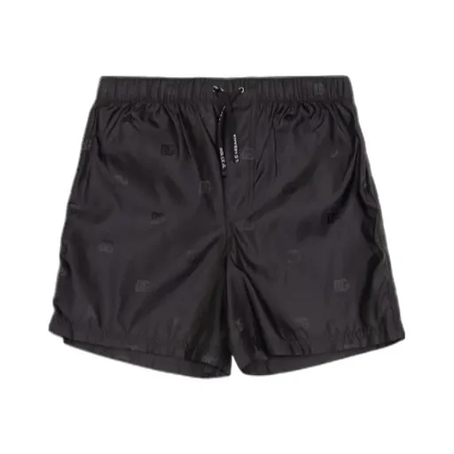 Dolce & Gabbana Kids Logo Printed Swim Shorts