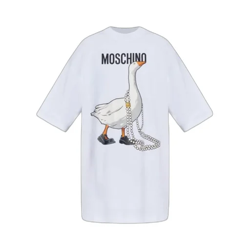 Moschino Goose Printed Dress